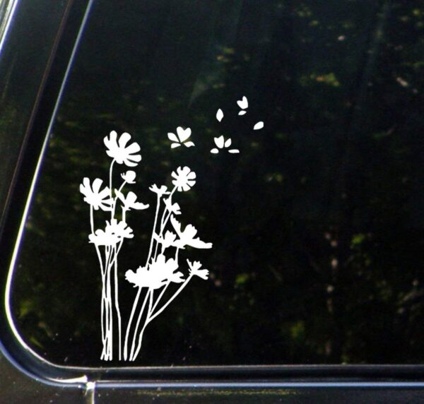 Boplo Decorative Flowers Car Sticker
