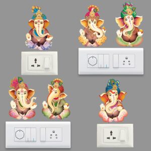 1bhaav Ganesh Switch Board Stickers