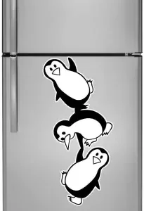 1bhaav Funny Penguins Fridge Stickers