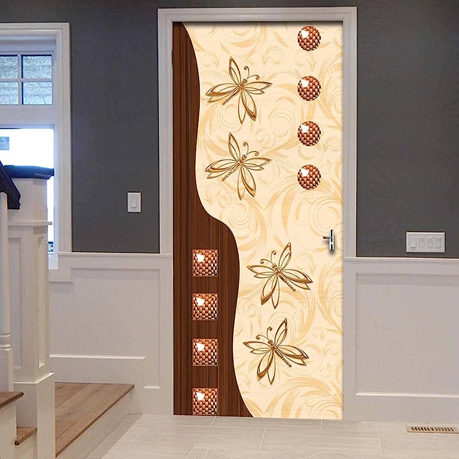 Enhance Your Door's Appeal with Creative Stickers