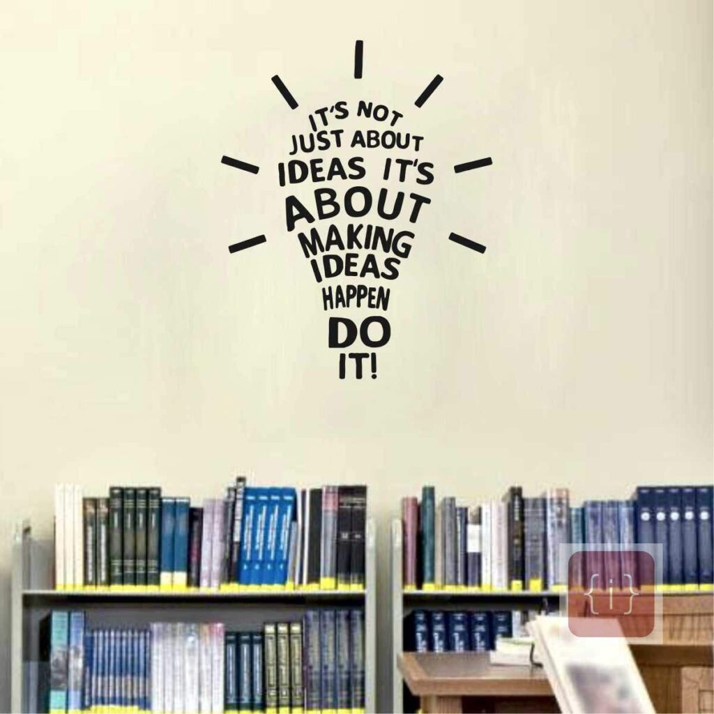 Elevate Your Study Room with Wall Stickers