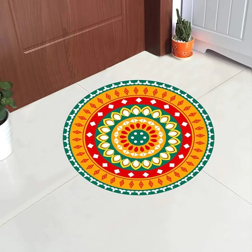 Exploring the Beauty and Versatility of Floor Rangoli Stickers