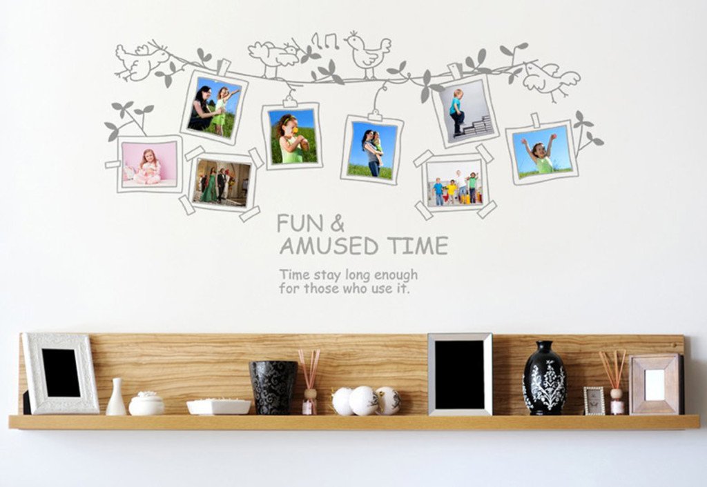 The World of Wall Stickers with Photo Frames