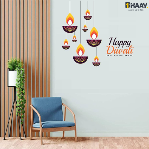 Adding a Sparkle to Your Diwali Decor with Diwali Wall Stickers