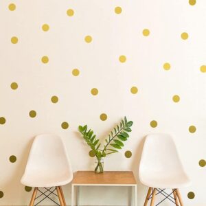 1BHAAV Circular Dots Decorative Mirror Wall Stickers (100 Pieces)
