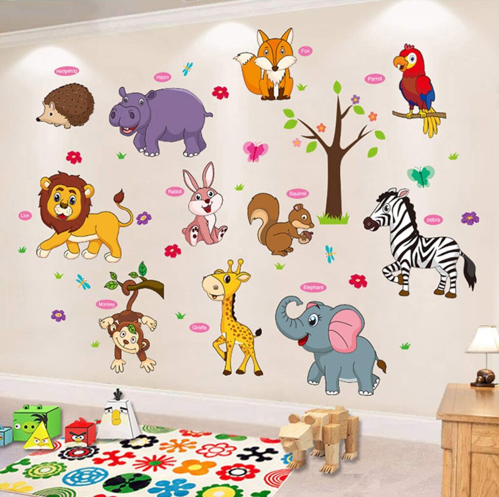 The Trend of Animal Print Wall Stickers