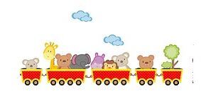 1bhaav Animal Joy Train Colorful Design Wall Sticker  also known as wall decals or wall art, are decorative elements
