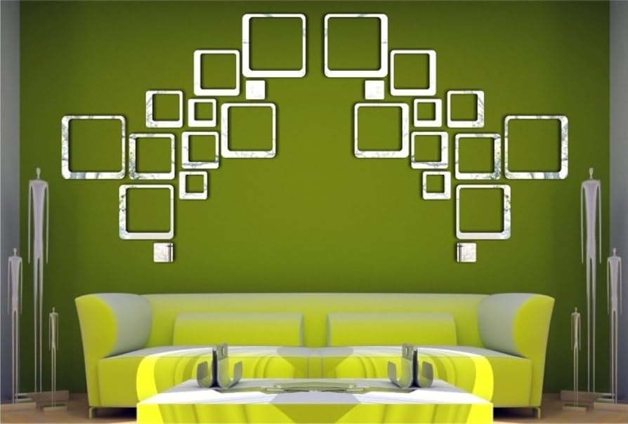 Acrylic Mirror Wall Stickers for Modern Interiors